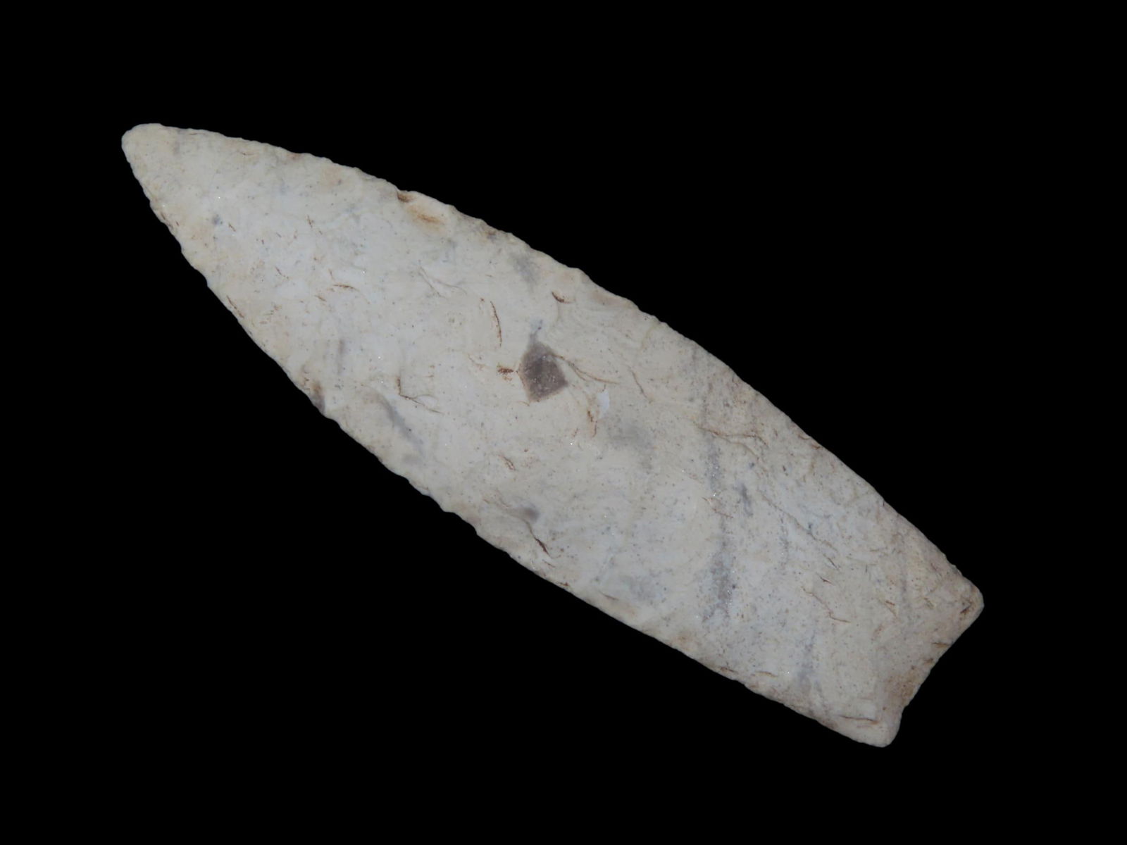 3 5/8" X 1 1/16" Agate Basin, Partain COA, Found in Pike County IL., Ex. James Hinson Collection (1 of 10)