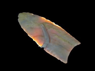 3 1/4" Clovis, found in Benton Co., Tennessee