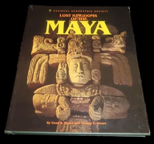"Lost Kingdoms of The Maya" Hardcover Book by Gene S. Stuart & George E. Stuart, National Geographic
