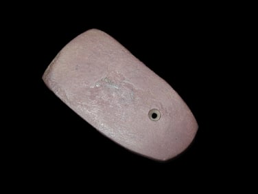 3 13/16" X 2" Pendant, Slate, Motley COA, Found in Berrian Co MI