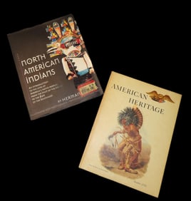 Set of 2 Hardcover Books: "North American Indians: An Introduction to The Lives of America's Native