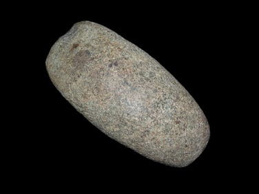 4 3/8" X 2" Granite Celt, found in Delafield, Wisconsin, Waukesha Co.