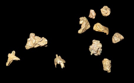 1.7g Total Weight Gold Nuggets Found in New Mexico