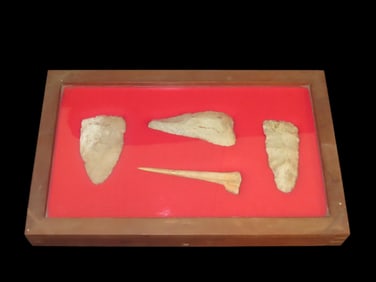 12 X 7 7/16" Frame of Arrowheads