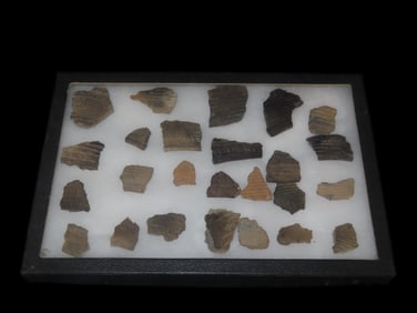 12 3/8" X 8 3/8" Frame Pottery Shards