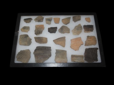 12 3/8" X 8 3/8" Frame Pottery Shards