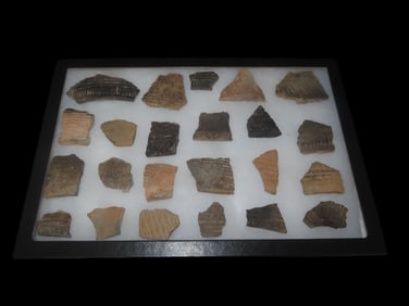 12 3/8" X 8 3/8" Frame Pottery Shards