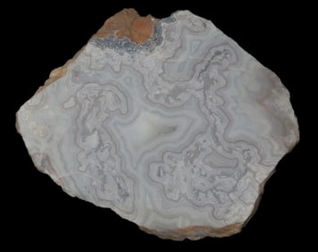 5 3/4" x 5 1/4" Slab of Crazy Lace Agate, or Mexican Agate, from Chihuahua, Mexico