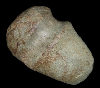 5" Long 3/4 Grooved Axe GreenStone Knox Co Ohio