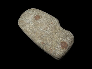 4 3/8"-2 1/8"  3/4 Grooved Axe Colorful Granite Could Be Nebo Form Miller County Missouri