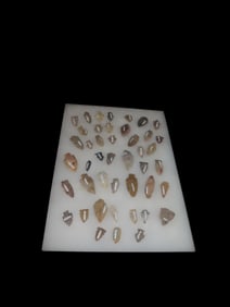 16 3/8" X 12 3/8" Frame of Arrowheads