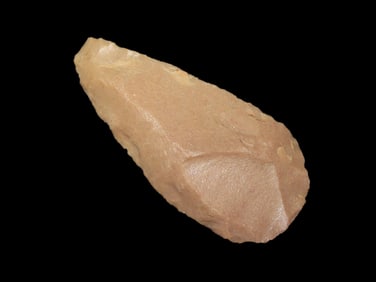 3 1/4" X 1 1/2" Knife, Brown Granular Chert, Found in Northeast Wyoming