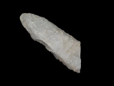 4" X 1 2/8" X 3/8" Knife, Grey Chert, Found in Doniphan Co KS
