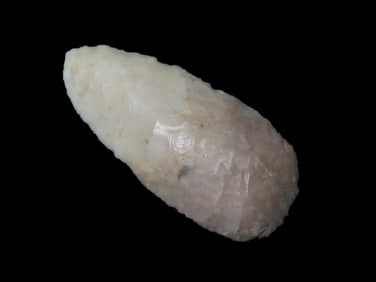 2" X 15/16" X 1/4" Scraper, Greyish-Tan Chert, Found in Caldwell Co Kentucky