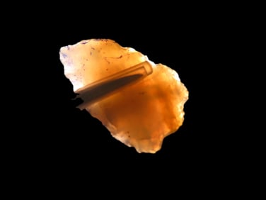1 3/8" X 13/16" X 1/4" Parowan Point, Opaque Translucent Agate, Found near Snowflake AZ