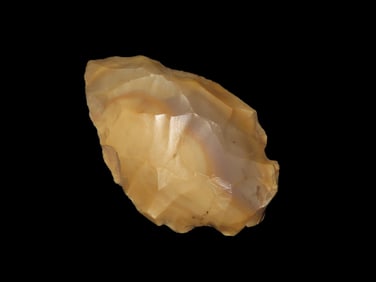 1 7/8"x1 1/8" Banded Jasper Yellow/Green Stoddard Co,Mo.