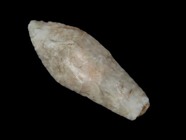 3"x 1 1/4" Burlington, white,EX: Tom Davis Hell Gap Missouri