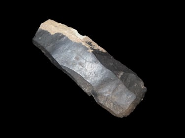 2 3/8" X 7/8" X 3/16" Neolithic Scraper End Blade Upper Paleolithic Magdalenian, Found by Kent