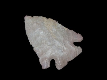 1 3/4" X 1 7/16" Pinetree Corner Notch, Found Near Ohio River, Harrison County Indiana