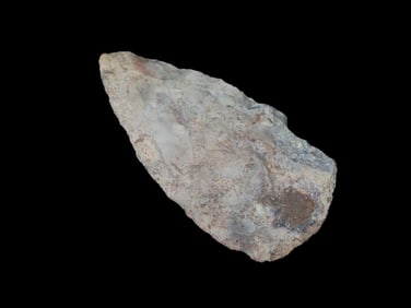 4 3/16" X 2 1/8" Colorful Hopewell Blade, Found in Cole County Missouri