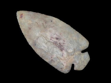 3 15/16" X 1 5/16" St Charles Point, Made of Ohio Flint Ridge, Found in Ross County Ohio