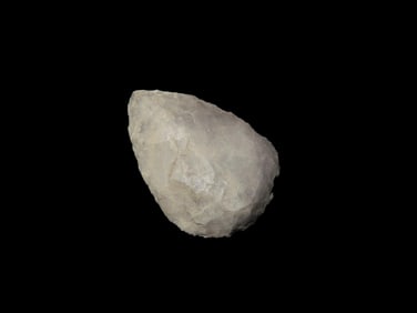 1 3/8" X 1" Mandan Thumb Scraper, Found By Billings Montana