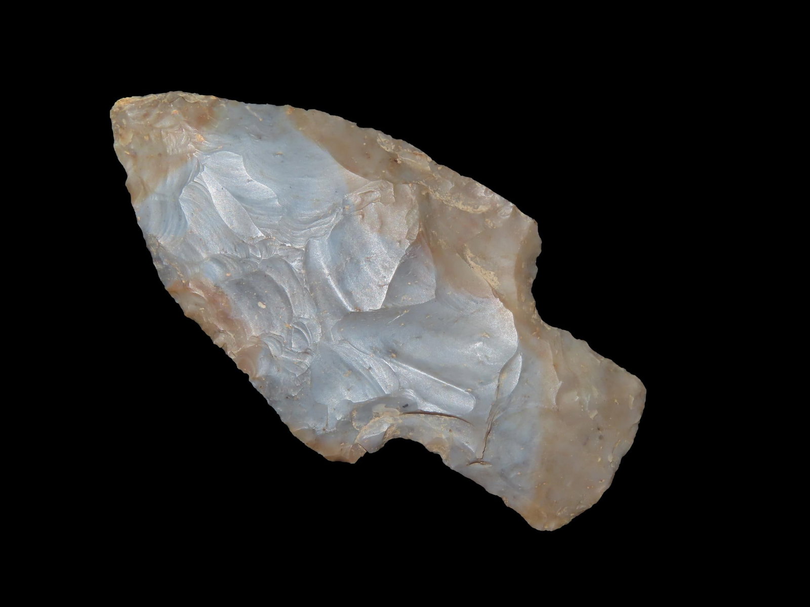 2 7/16" X 1 1/4" Kramer Point, Made of Ohio Flint Ridge, Found in Ohio (1 of 8)