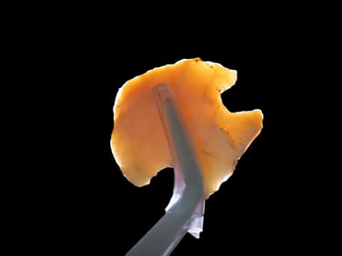 1 1/16" X 1 1/4" Hopewell Point, Found in Ohio