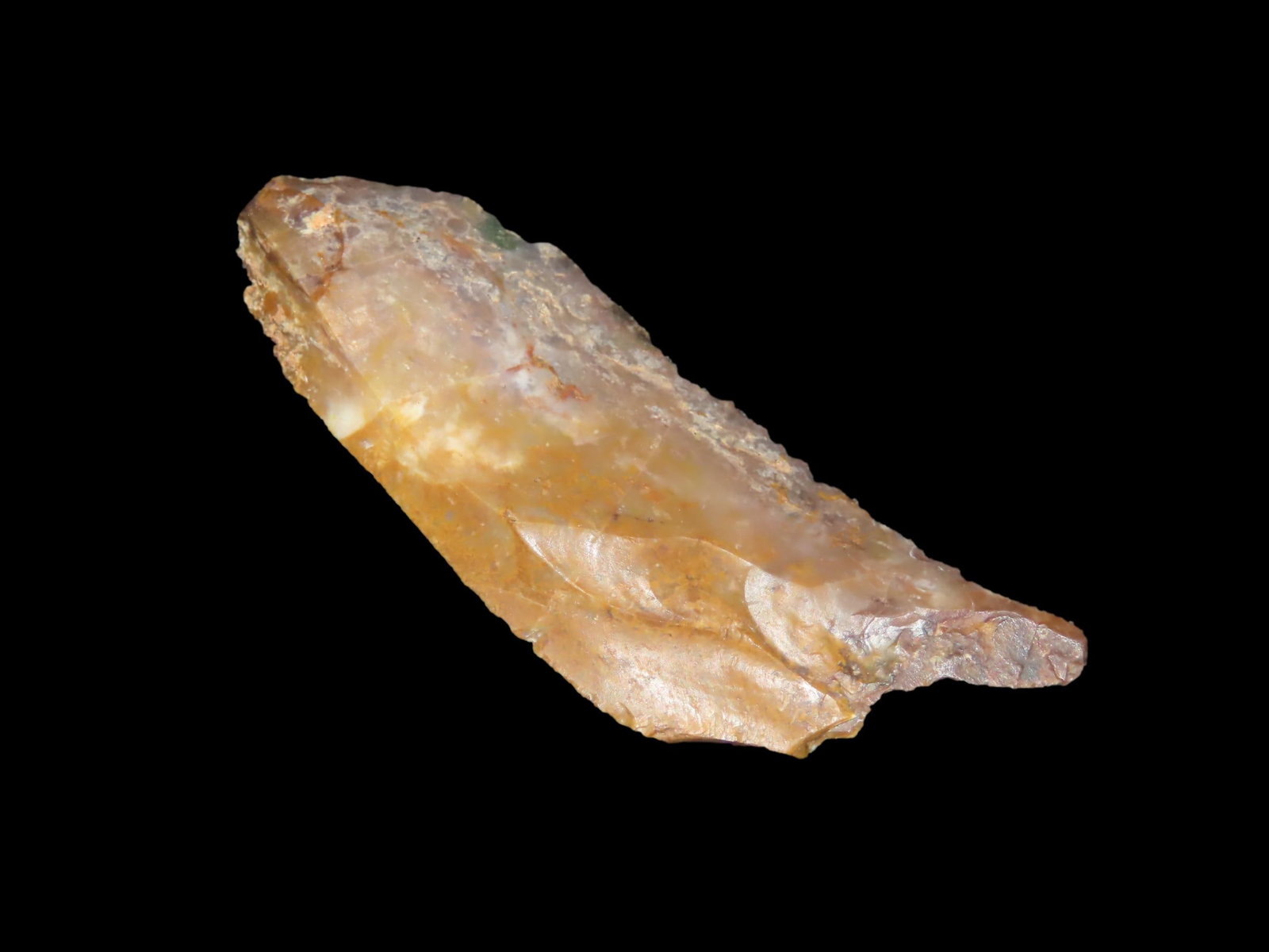 3" X 1" Neolithic Blade, Found in 1993 Near Calico Early Man Site at Barstow, California by Wes Smit (1 of 7)