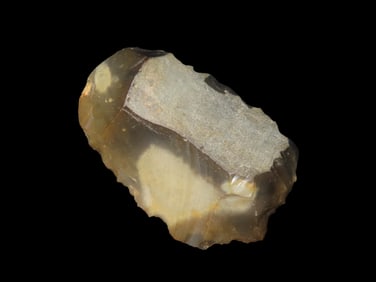 3 1/4" X 2 3/8" Tool Limace Early Paleolithic 400,000 BC, Found at The Barnfield Pit England, July