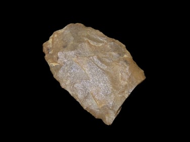 1 3/4" X 1 1/4" Broken Paleo Knife, Found in Wyoming