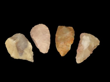 Group of 4 Midwest Arrowheads