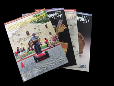 Lot of 4 Issues of American Archaeology Magazines, 2017