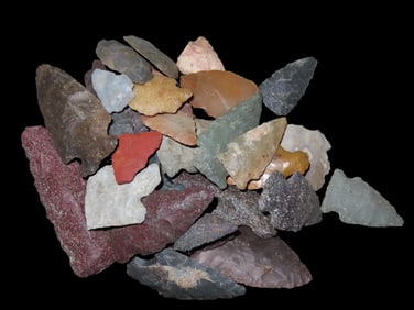 Group of Arrowheads, found in Northern Minnesota
