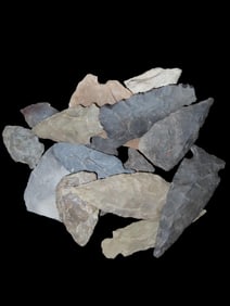 Group of Arrowheads, found in Northern Minnesota