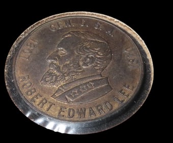 Robert  E. Lee Commemorative Token or Medallion, 1807-1870