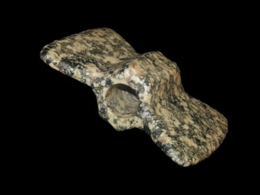 3 1/2" Wisconsin Wing Bannerstone, Motley COA, Fulton County Illinois, Ex Knoblock, Ritter