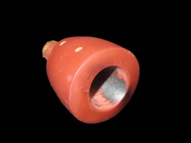 1 3/4" Catlinite Vase Pipe, Illinois, Historic, Found by Ron Knowles