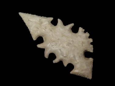 4" Tussinger Eccentric Flint Effigy, Early 1900's Oklahoma