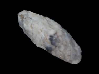 4" Colorful Ovoid Knife Blade, St Charles County Missouri, Found by Ron Knowles