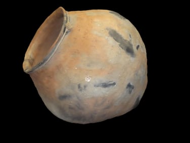 Enormous 18" x 18" Native American Indian Anasazi Olla / Pot / Bowl, Found by J. Dunlap in New