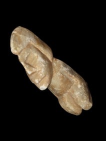 7" Olmec Human Effigy Statue, Mexico, Motley COA