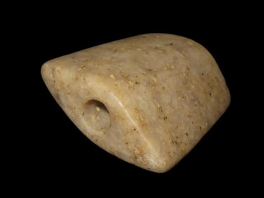 2 1/2" Translucent Quartz Bannerstone, Motley COA, Hamilton County Ohio, Ex Tom Davis