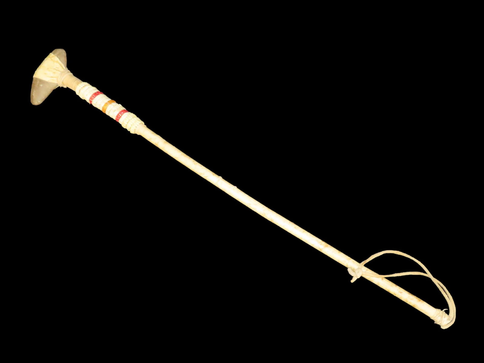 29 1/2" Long Quilled Northern Plains Indian War Club, Historic Native American Indians (1 of 10)