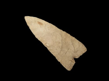 1 5/8" Notched Cahokia Triangle, Madison County Illinois, Found by Ron Knowles