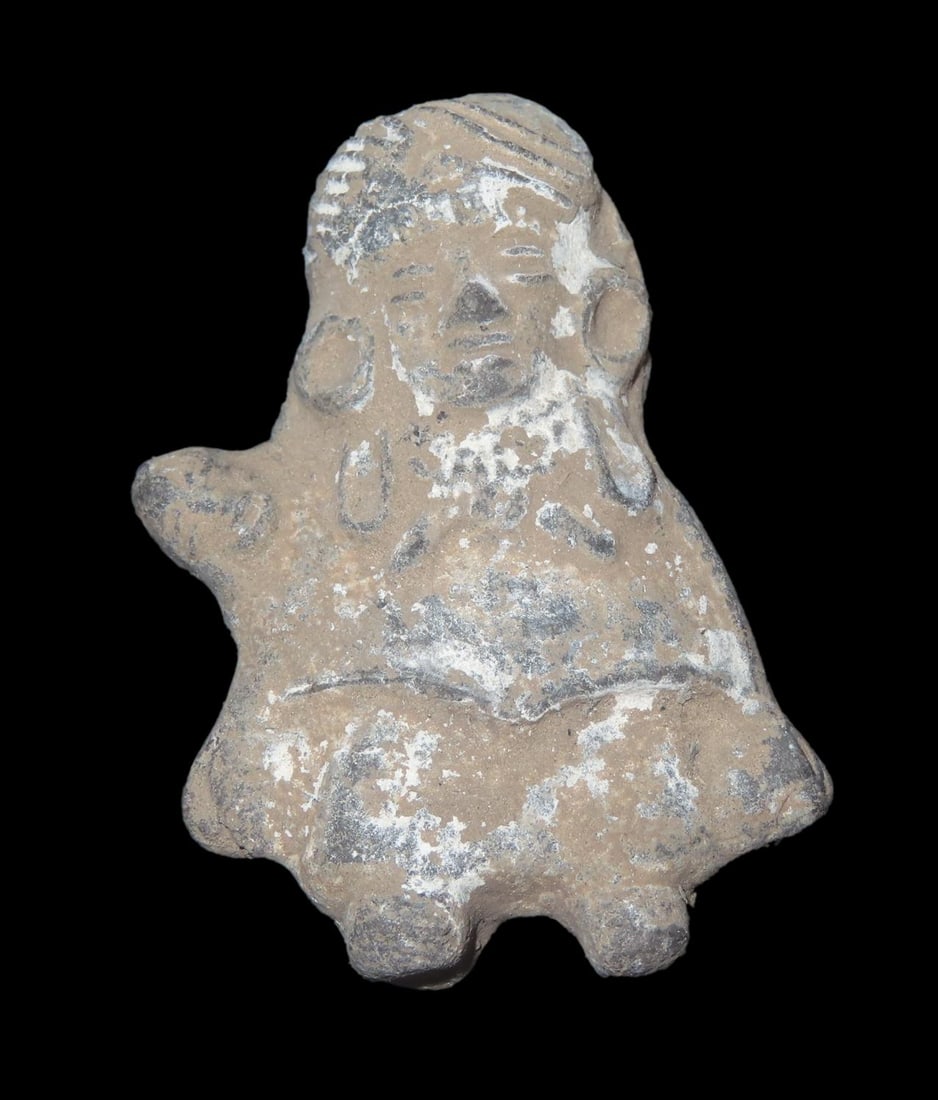 Pre-Columbian Pottery Human Effigy, Mexico: Pre-Columbian Pottery Human Effigy, Mexico