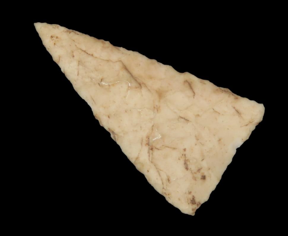 Fine Cahokia Triangle Bird Point, Madison County Illinois, Found by Ron Knowles (1 of 5)