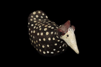 4 1/4" Pre-Columbian Nazca Style Bird Effigy, Solid, Peru, #RK-P20