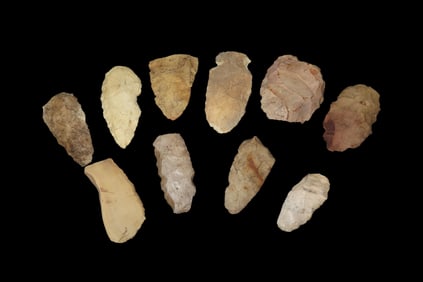 Lot of 10 Blades & Knives found in St Charles County Missouri by Ron Knowles