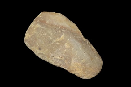 Nice Acheulean Early Man Quartzite Blade / Paleolithic Hand Axe, 150,000-250,000 Years Old